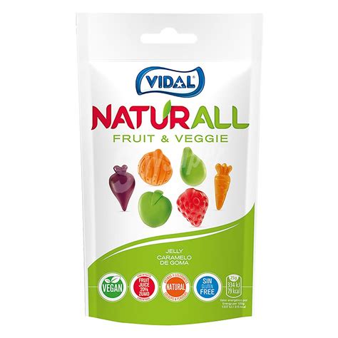 Vicente Vidal Caramelos De Goma Fruit And Veggie Naturall 180 G