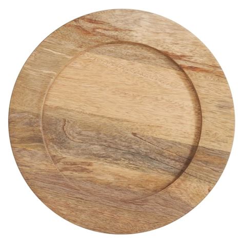 Wood Charger Plates Set Of 4 On Sale Bed Bath And Beyond 29562273