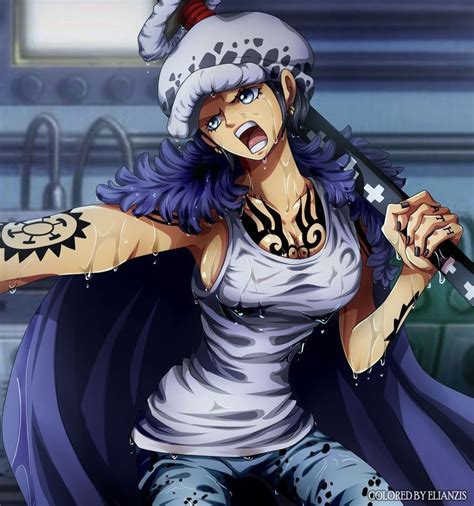 Trafalgar Law fem Пираты Симс Аниме