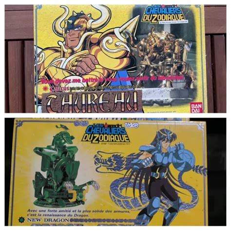 Les Chevaliers Du Zodiaque Taureau E Le Dragon De Bronze Bandai Vintage