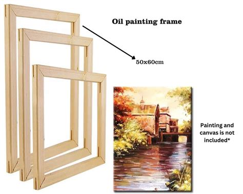 Cm X Cm Diy Solid Wooden Frame Wood Canvas Frame Kit Easy To Build