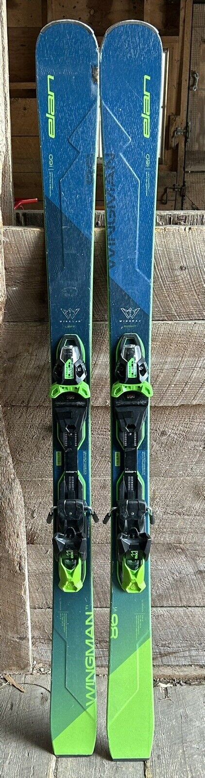 2022 160 Cm Elan Wingman 86 Ti Skis Elan EMX 11 GW Bindings EBay