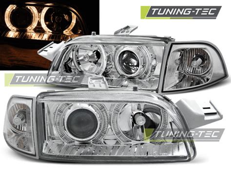 Upgrade Design Angel Eyes Scheinwerfer für Fiat Punto 1 Typ 188 93 99