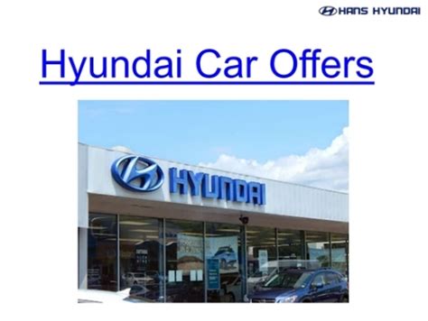 Hyundai Car Offers in Hyundai Showroom