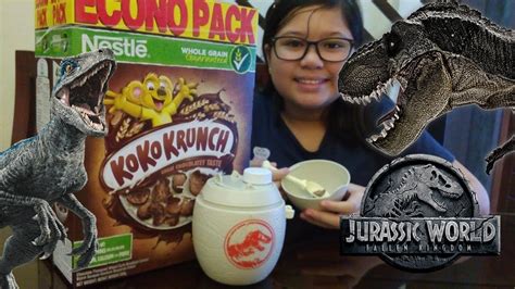 Free Jurassic World Dinosaur Egg Cereal Container From Koko Krunch