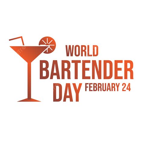 Dia Mundial Dos Bartenders 24 De Fevereiro PNG Dia Do Barman Garçons