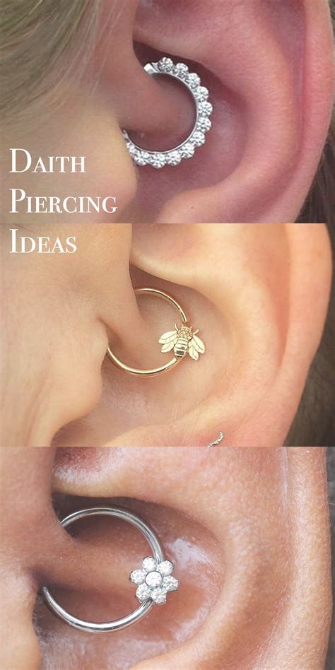 Cute Ear Piercing Ideas At Mybodiart Daith Piercing Jewelry Hoop