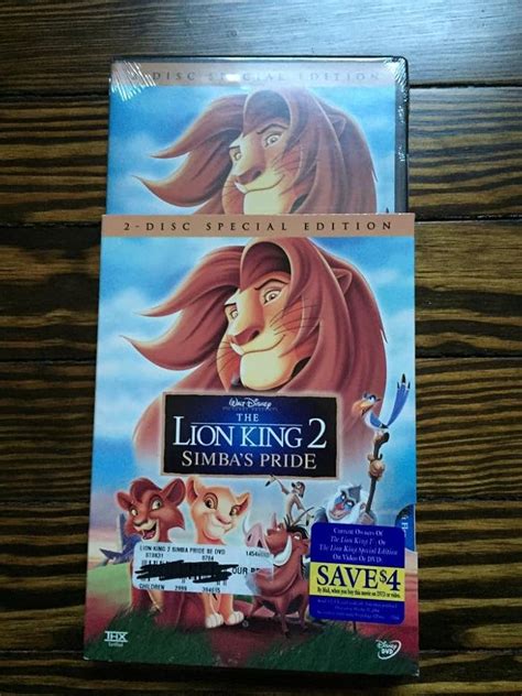 Disney The Lion King 2 Simba Pride VHS Glwec In