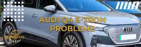 Häufige Probleme mit dem Audi Q4 e tron Detaillierte Antwort