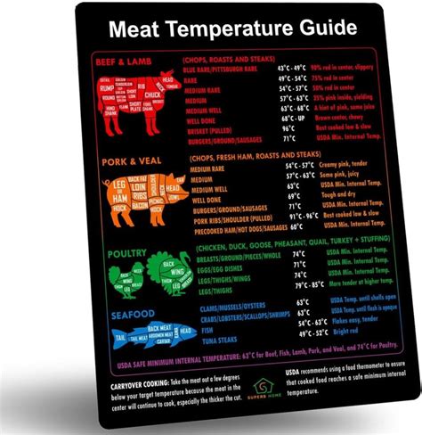 International Celsius Meat Temperature Guide Review - Perfect BBQ Tools