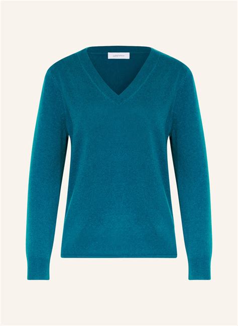 Darling Harbour Cashmere Pullover In Petrol