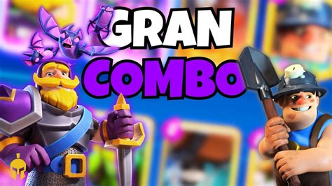 JUGANDO MAZO DE MINER CONTROL CON DOBLE EVOLUCIÓN GRAN COMBO CLASH