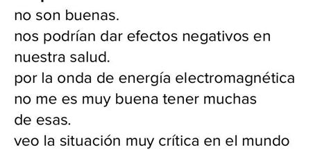 Escribe Tu Opini N Sobre Los Efectos Biol Gicos Y En La Salud De Los