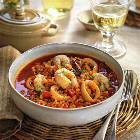 Arroz Caldoso Marinero Con Gambas Y Calamares