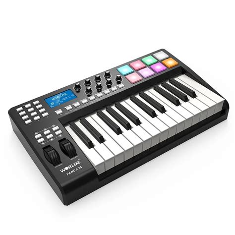 Worlde Panda 25 Key Midi Keyboard Controller 25 Key With Drum Pad