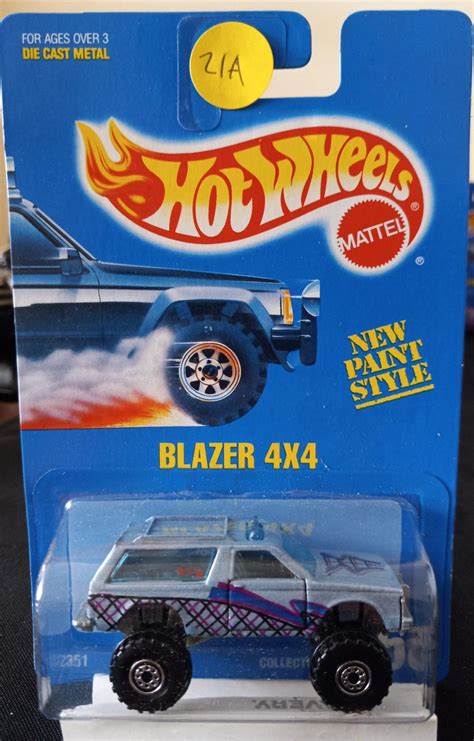 Lot 1992 Hot Wheels Blazer 4x4