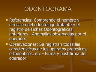 Tema M Todos De Identificaci N Odontografica Ppt