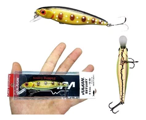 Señuelo Minnow Vulkan Estuary 10 Gr Anzuelo Reforzado Pesca MercadoLibre