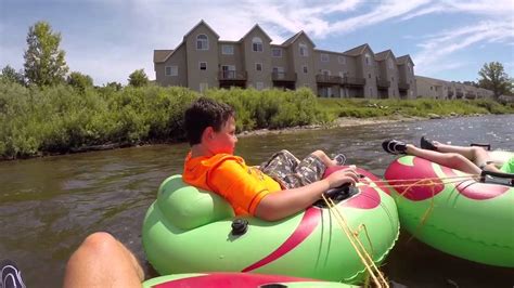 Gopro Tubing On The Muskegon River At Sawmill At Ferris State