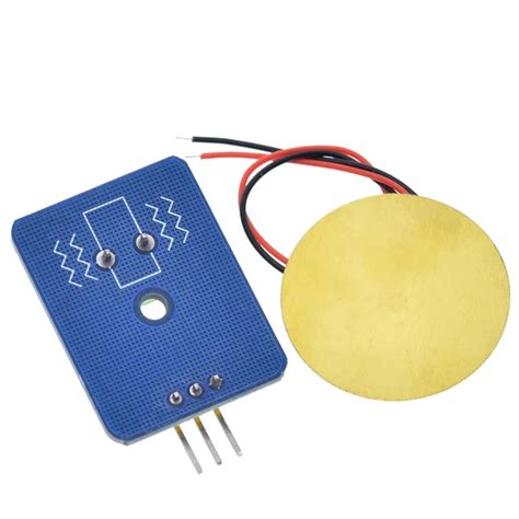 Diy Kit 33v5v Ceramic Piezo Vibration Sensor Module Analog Controller Electronic Components