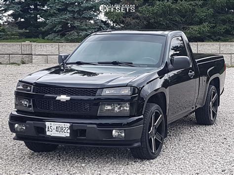 2009 Chevrolet Colorado With 20x8 5 15 KMC Km702 And 245 40R20 Nitto