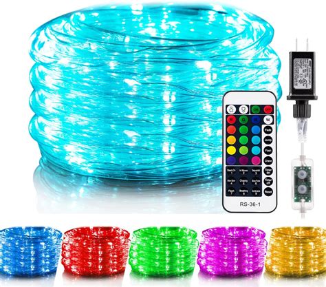 Amazon Minetom Color Changing Rope Lights Outdoor String Lights