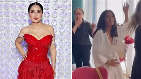 Salma Hayek Flashes Naked Body Accidentally During Cheeky Dance Fox News