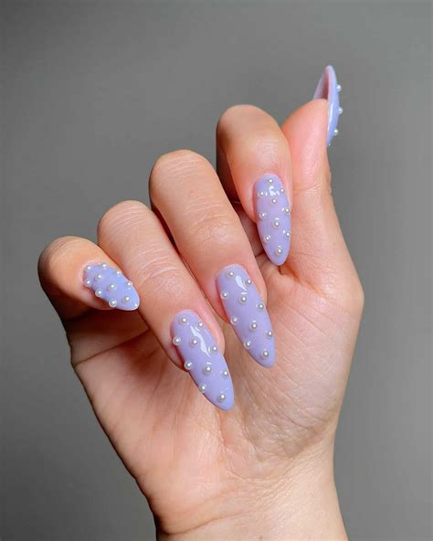 21 Perfect Periwinkle Nails For Spring Summer Modern Classy