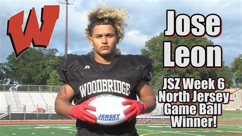 Jose Leon Of Woodbridge Wins Jsz Week North Jersey Game Ball Youtube