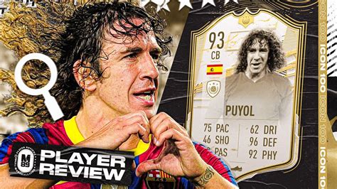 93 Prime Icon Moments Puyol Player Review Fifa 21 Ultimate Team Youtube