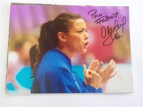 AUTOGRAPHE CLÉOPÂTRE Darleux Gardienne Équipe De France De Handball