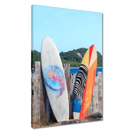 Obrazy 40x60 Deski surfingowe na plaży H9667Z PC1F 40x60cm Cena