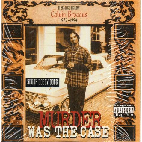 Murder was the case ( remix) by Snoop Doggy Dogg, CDS with yvandimarco - Ref:117664510