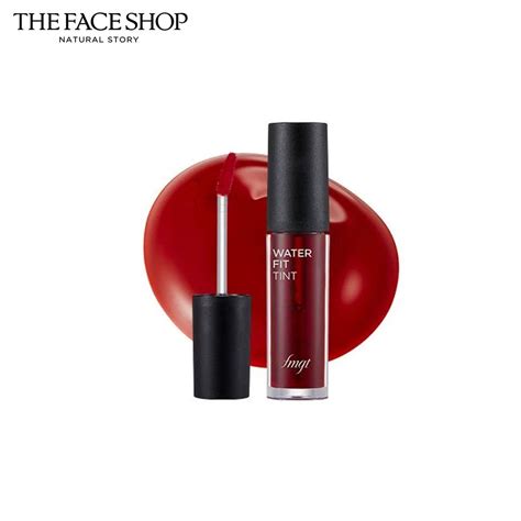 The Face Shop Water Fit Lip Tint 04 Red Signal Shopee Philippines