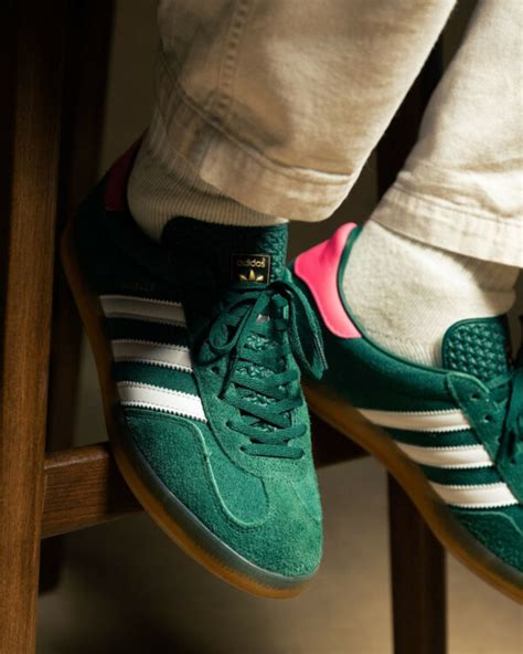 Adidas Gazelle Indoor Gucci Collegiate Green Lucid Pink IG5929