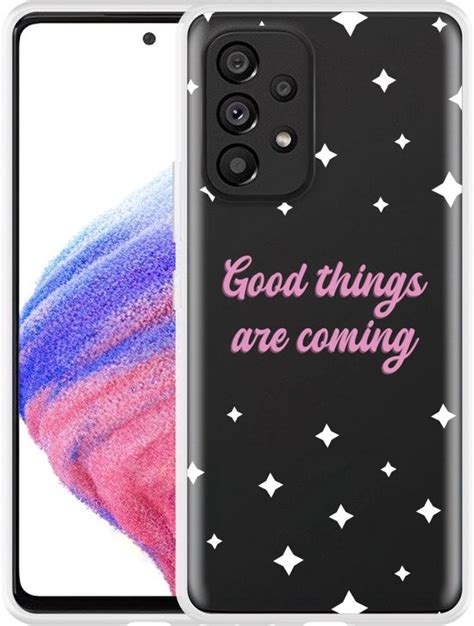 Cazy Hoesje Geschikt Voor Samsung Galaxy A53 Good Things Bol