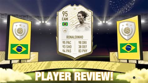 Prime Icon Moments Ronaldinho Player Review 95 Rated Fifa 20 Youtube