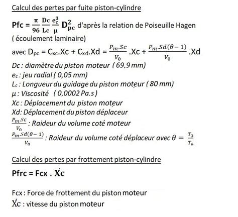 Calcul Des Pertes