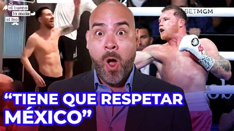 Canelo Álvarez amenaza a Lionel Messi tras supuestamente patear