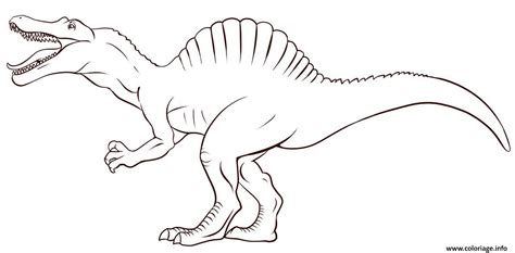 Coloriage Dinosaure Enfant Simple De Jurassic Park