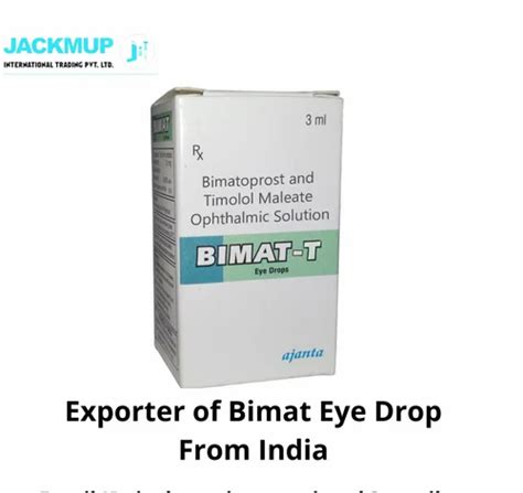 Bimat Eye Drop Bimatoprost For Clinical Packaging Type Bottle At