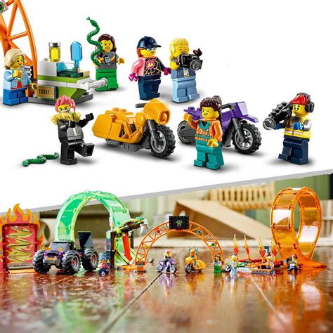 Lego City Stuntz Dubbele Looping Stuntarena