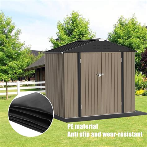 X Ft Outdoor Storage Shed Mat Waterproof Dustproof Outdoor