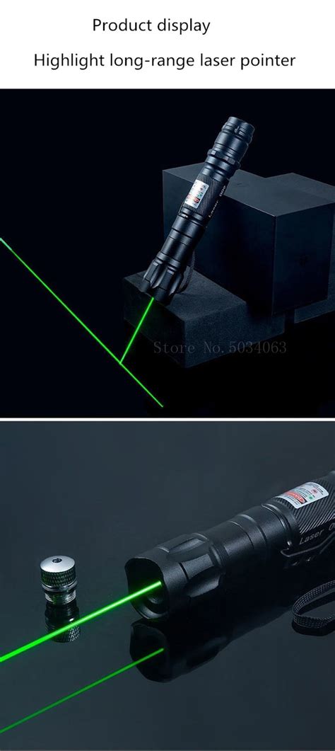 Hunting High Power Green Lasers Pointer Adjustable Focus Burning Green