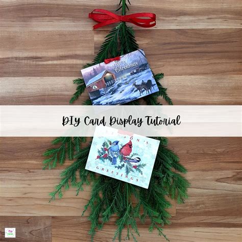 DIY Christmas Card Display — Creatively Misty