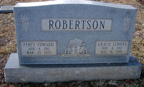 Percy Edward Robertson M Morial Find A Grave