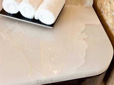 White Jade Bathroom Countertopsvanity Tops From China