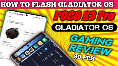 Gladiator Os For Poco X3 Pro Best Gaming Rom Youtube