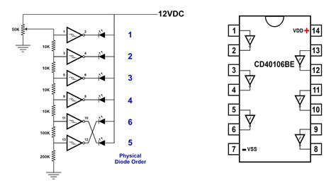 Cd Hex Schmitt Trigger Inverter Ic Pinout Datasheet Off