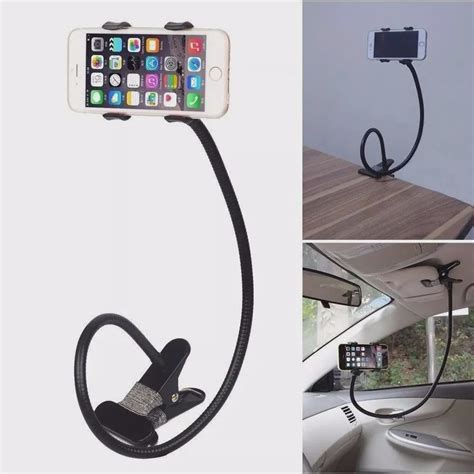 Suporte Universal Celular Articulado Pesco O Ganso Mesa Cama Preto No